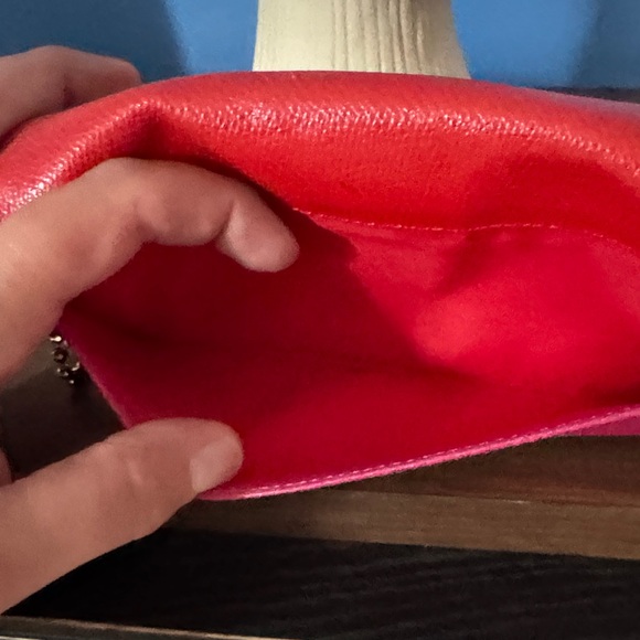 🐎❤️🧡🌟Coach Red and pink Chain Crossbody Bag - Picture 7 of 16